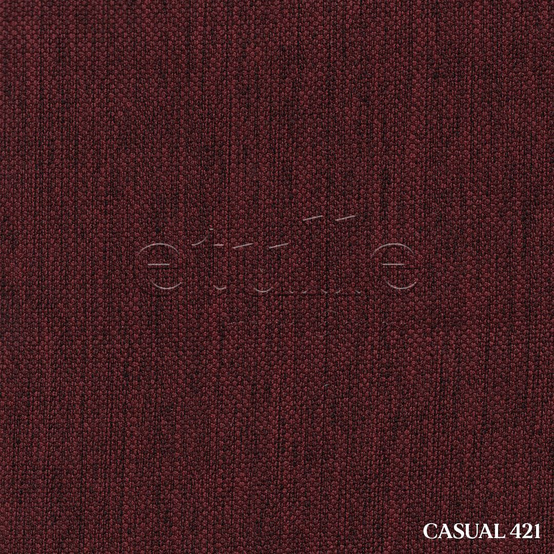 Bordo Naturel Kırçıllı Keten Fon Perde | Casual