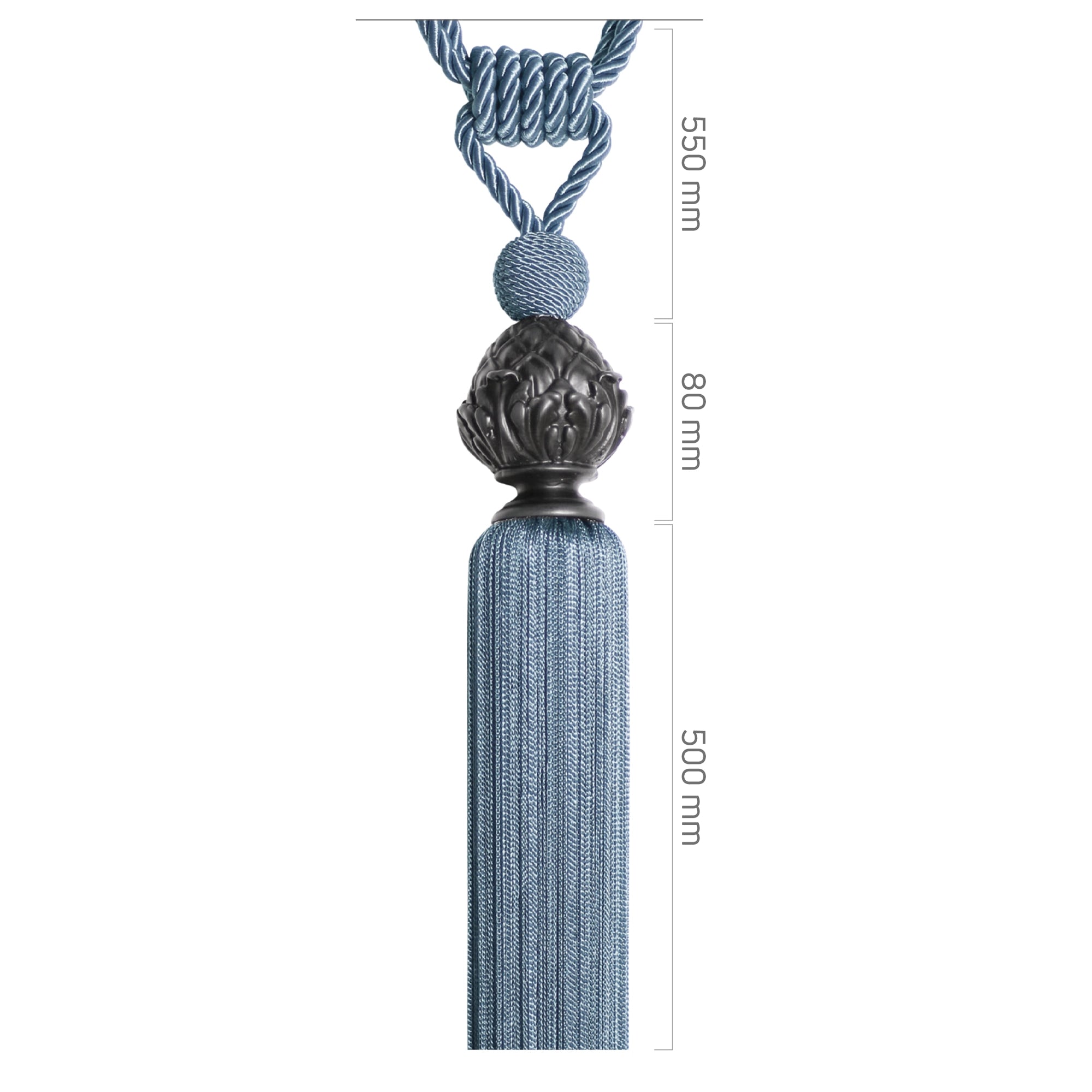 Braçol - Antrasit Siyah Metal - Flora