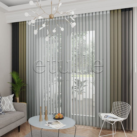 Cadenza - Narrow Vertical Tulle Curtain