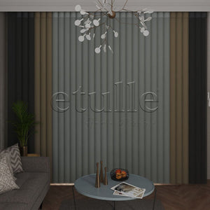 Cadenza - Narrow Vertical Tulle Curtain