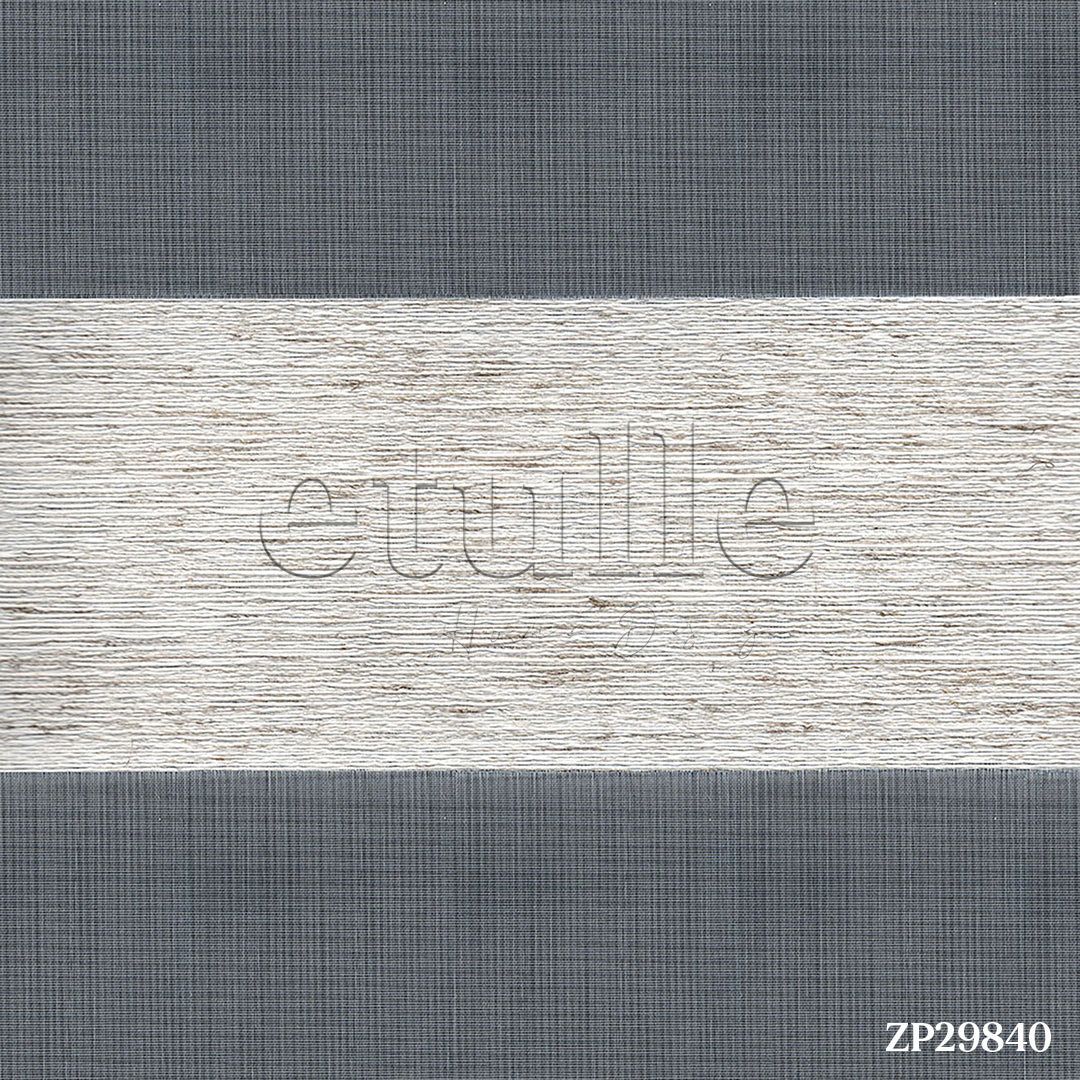 Ekru Keten Düz Zebra Perde | Camina