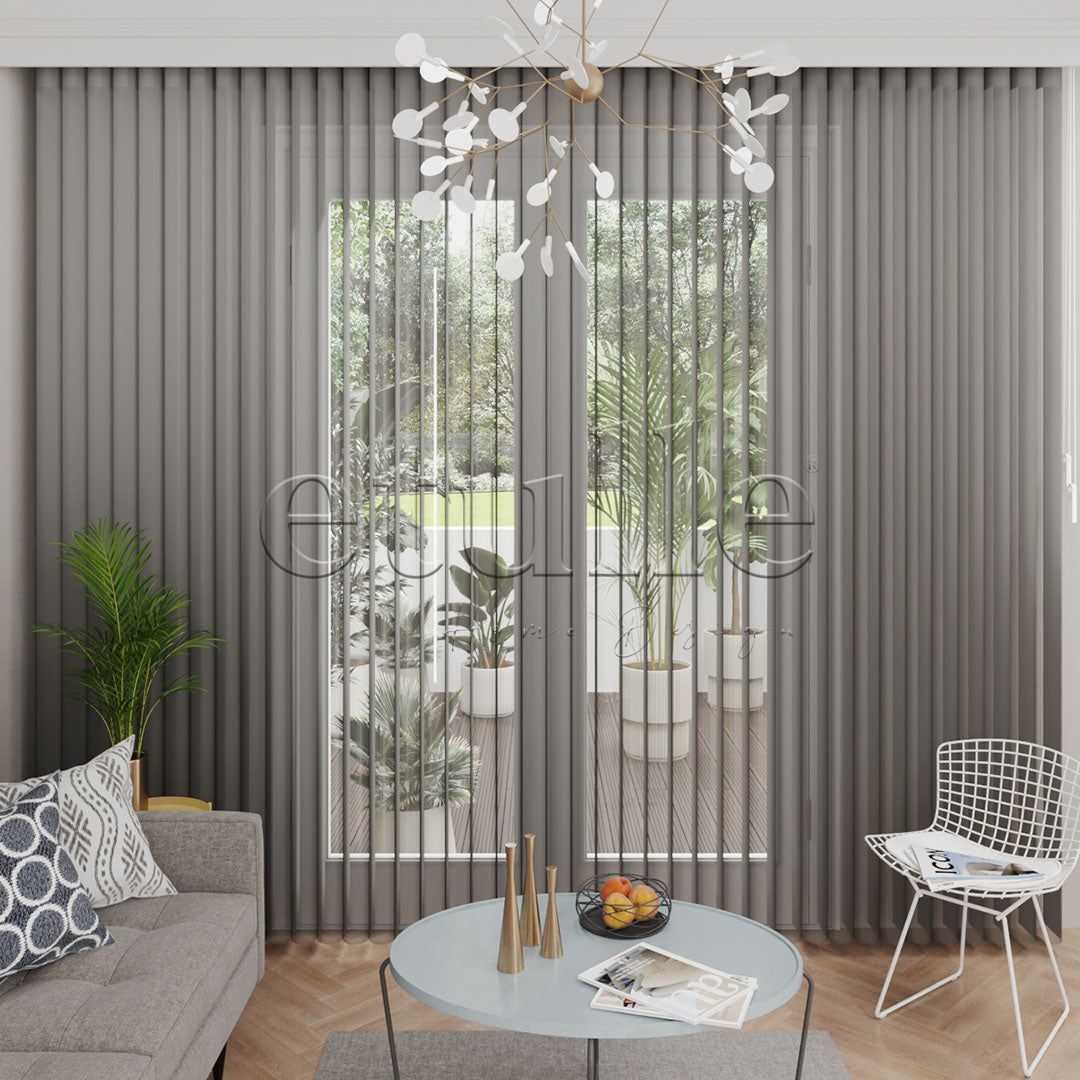 Cascais - Narrow Vertical Tulle Curtains