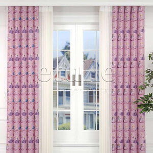 Cindrella - Children's Room Vertical Tulle Curtains