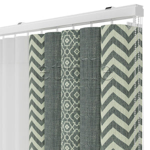 Devon King - Printed Vertical Tulle Curtain