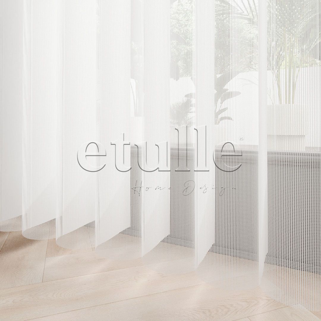 Devon King - Printed Vertical Tulle Curtain