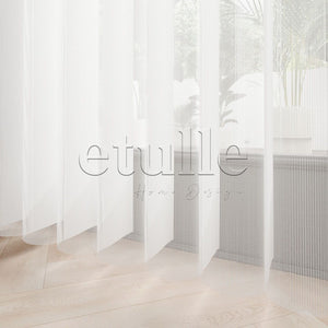 Devon King - Printed Vertical Tulle Curtain