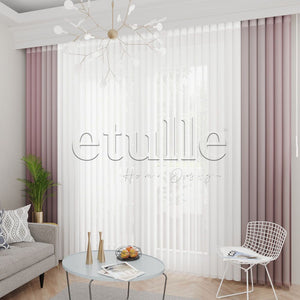 Dorset - Narrow Vertical Tulle Curtains
