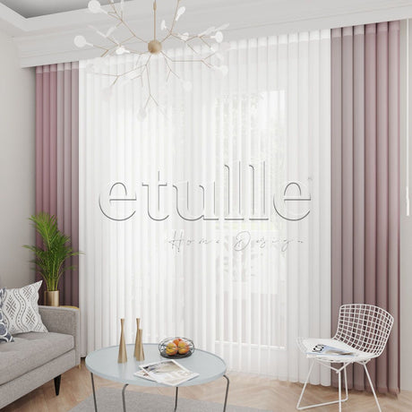 Dorset - Narrow Vertical Tulle Curtains