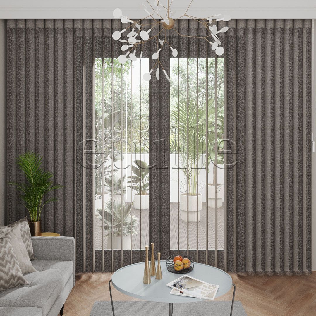 Efes - Cationic Vertical Tulle Curtain