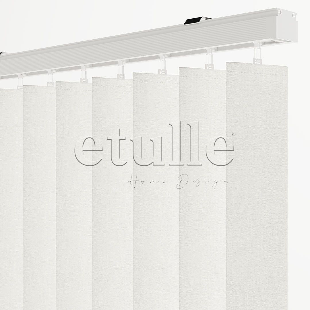 Ecru Blackout Fabric Vertical Blinds | Brodie
