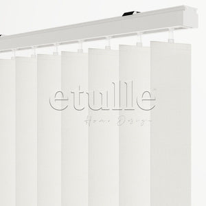 Ecru Blackout Fabric Vertical Blinds | Brodie