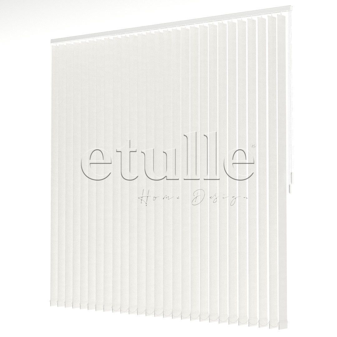 Ecru Blackout Fabric Vertical Blinds | Brodie