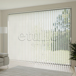 Ecru Blackout Fabric Vertical Blinds | Mia