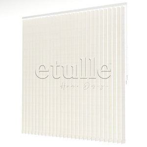 Ecru Blackout Fabric Vertical Blinds | Mia