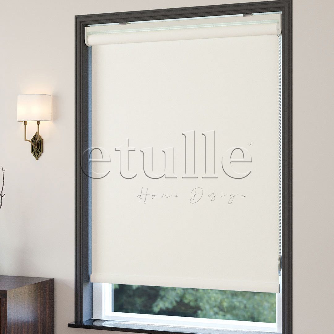 Ecru Roller Blackout Curtain | Ashford