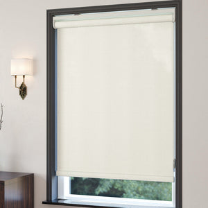 Ecru Matte Linen Roller Blinds | brodie