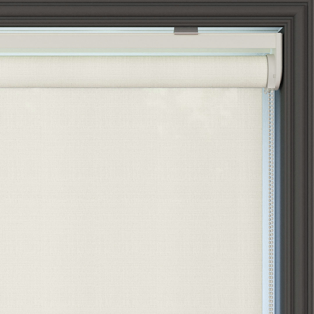 Ecru Matte Linen Roller Blinds | brodie
