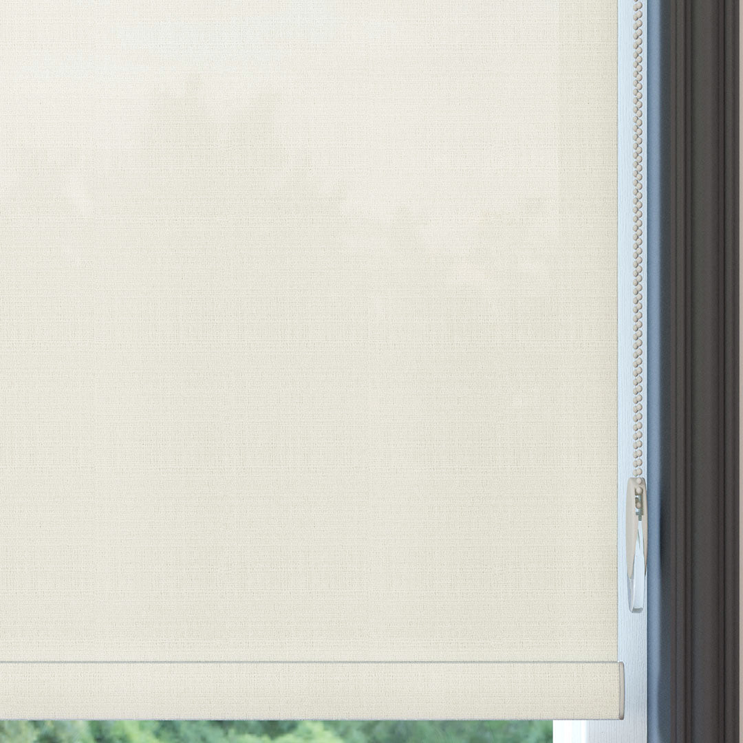 Ecru Matte Linen Roller Blinds | brodie