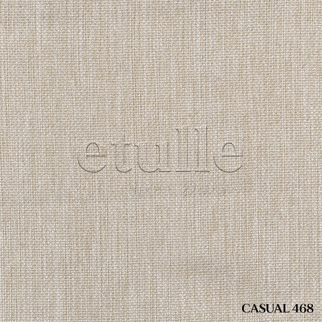 Ekru Naturel Kırçıllı Keten Fon Perde | Casual