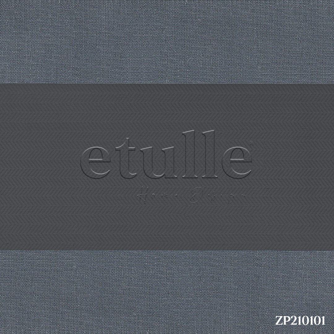 Anthracite Blackout Zebra Curtain | ennio