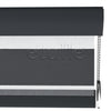 Antrasit Blackout Zebra Perde | Ennio