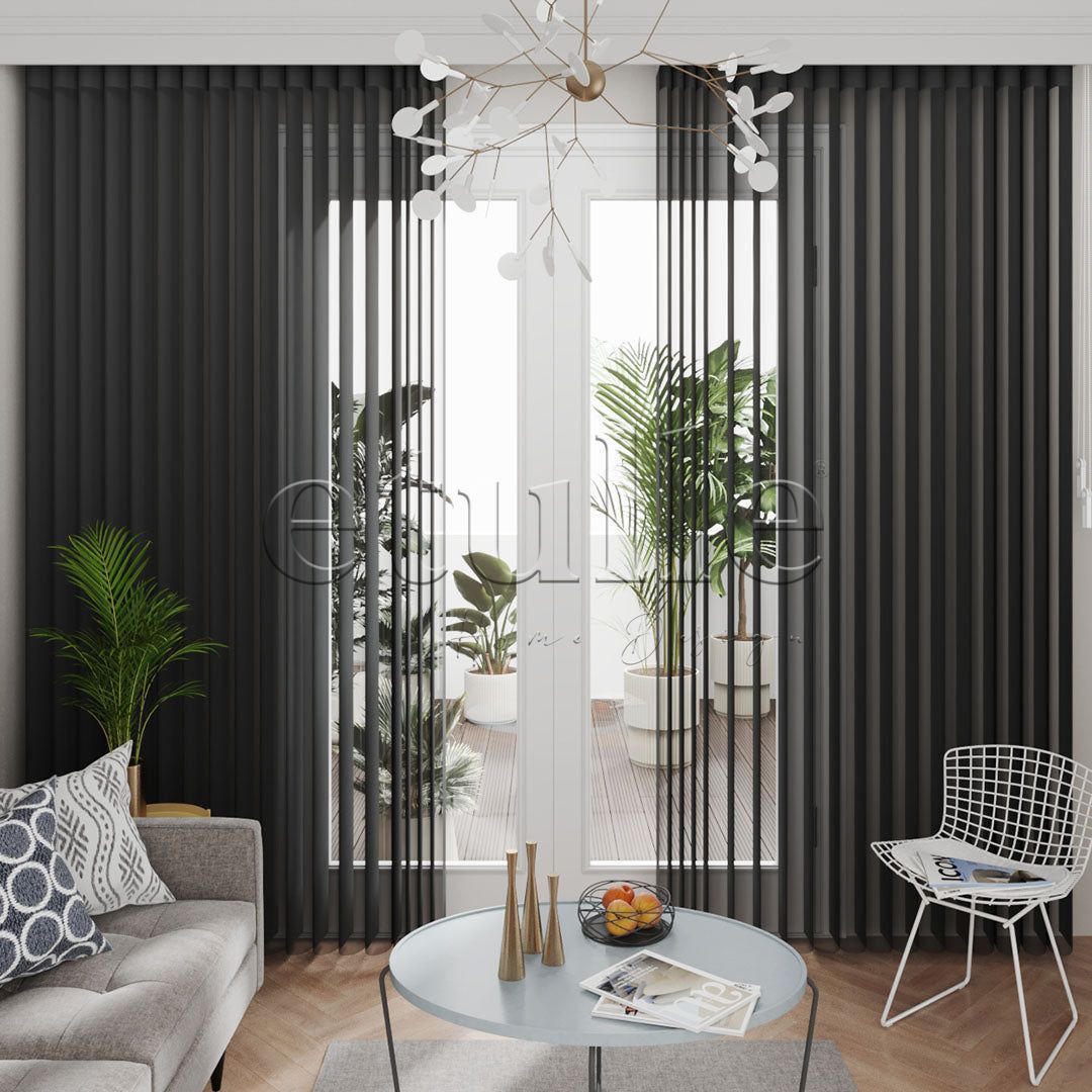 Estoril - Narrow Vertical Tulle Curtain