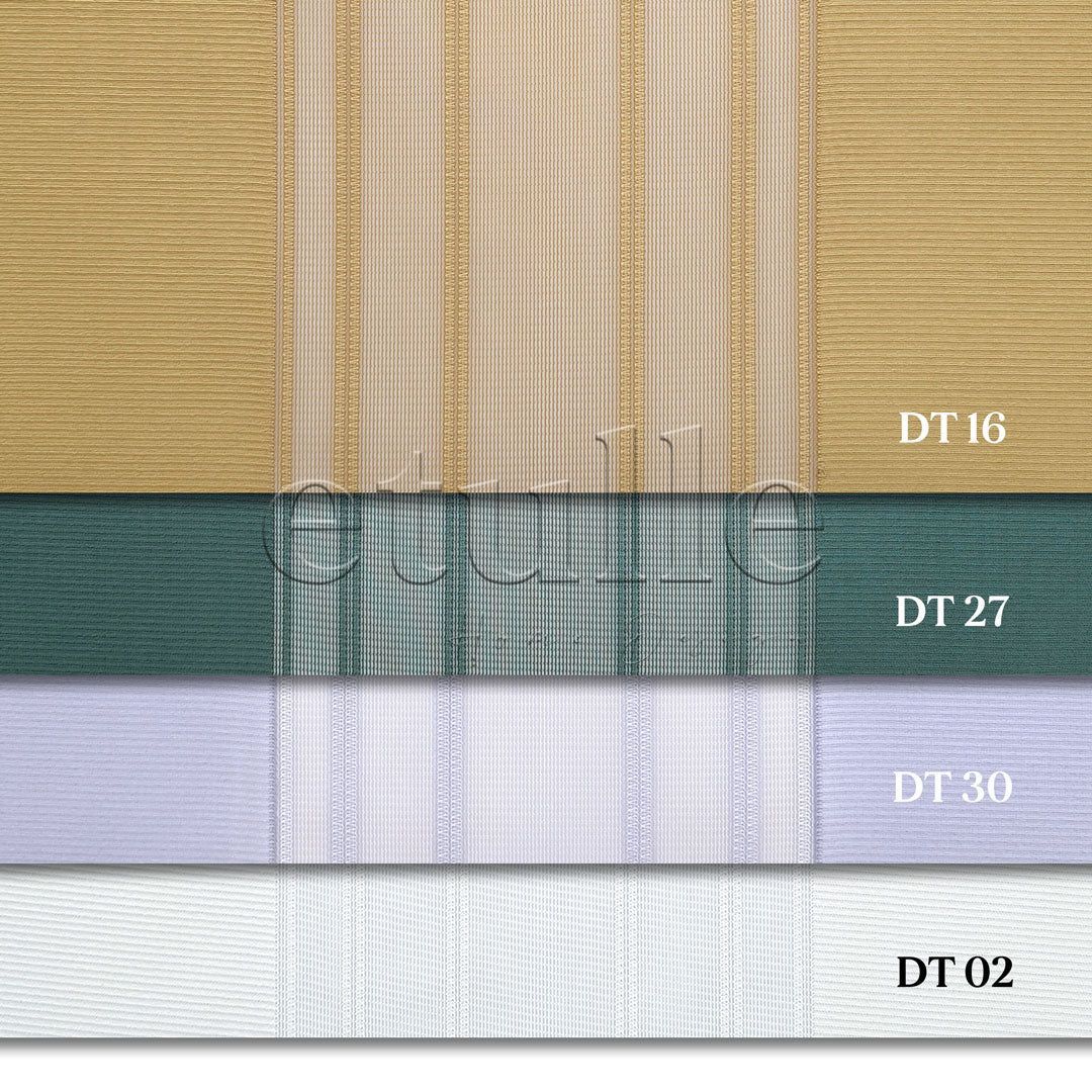 Eton - Striped Vertical Tulle Curtain
