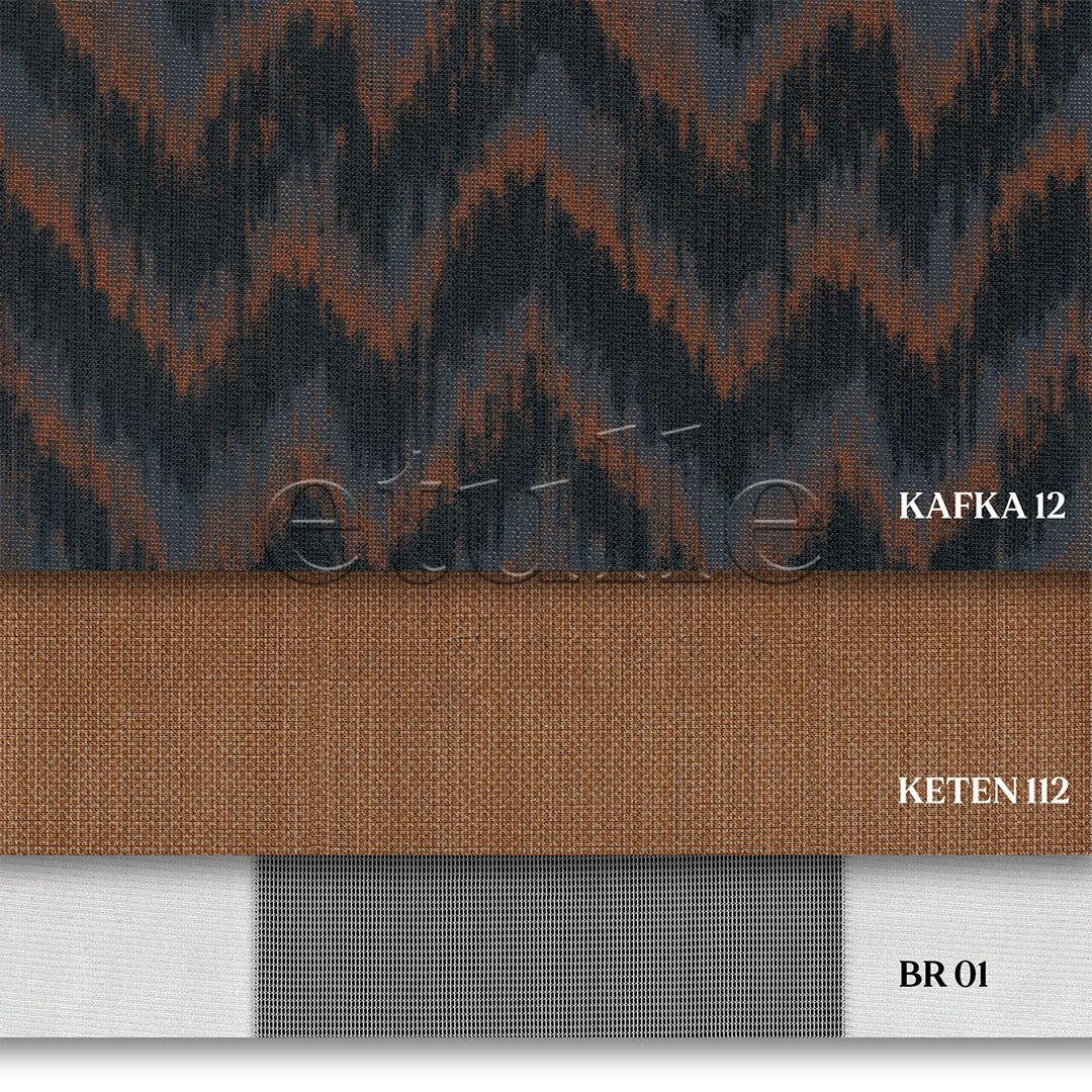 Fancy Kafka - Printed Vertical Tulle Curtain