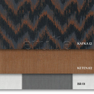 Fancy Kafka - Printed Vertical Tulle Curtain
