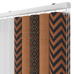 Fancy King - Printed Vertical Tulle Curtain
