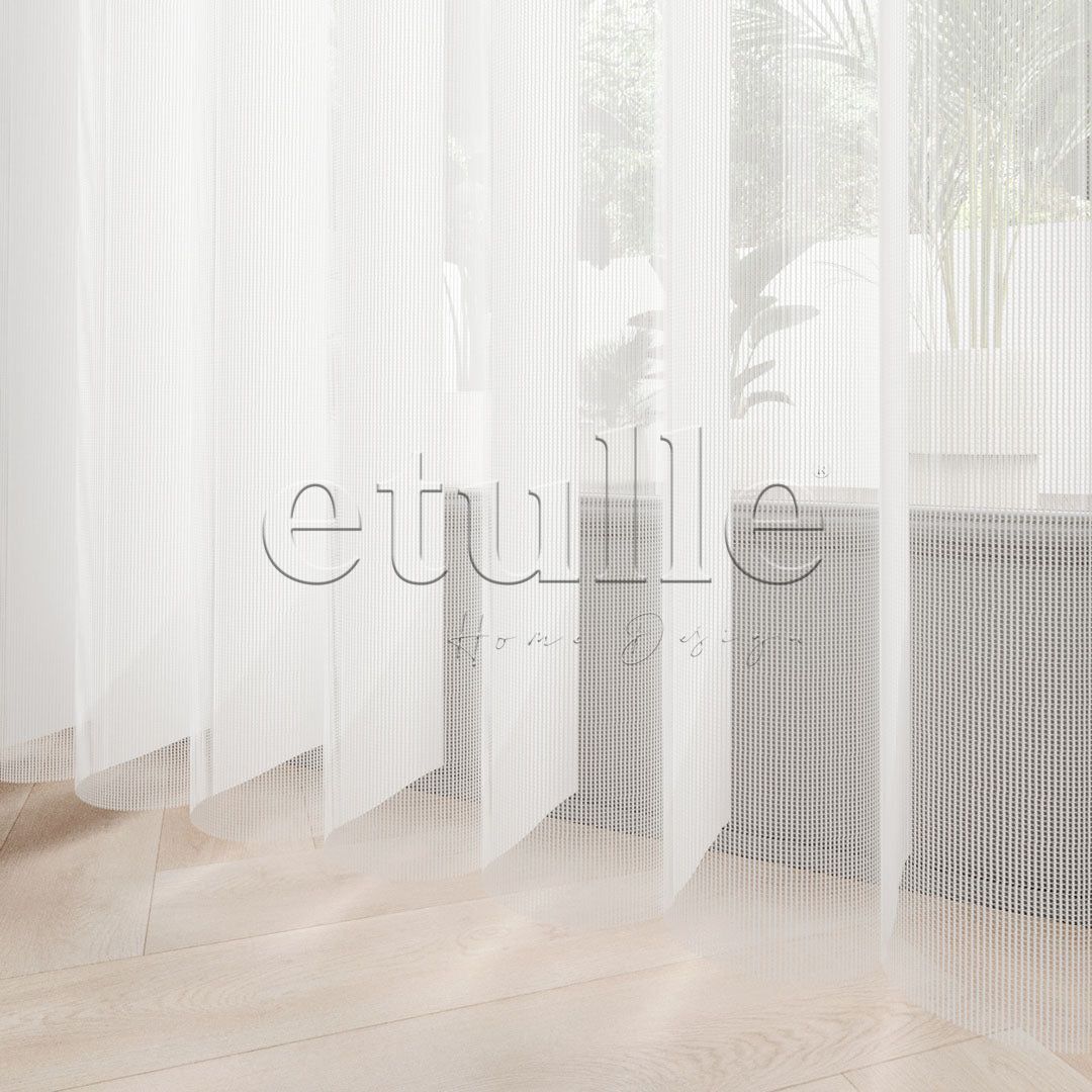 Fancy King - Printed Vertical Tulle Curtain