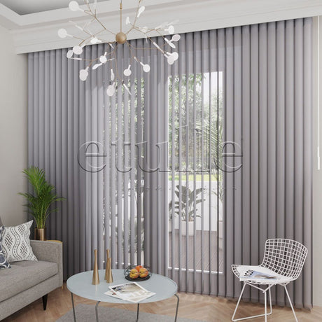 Faros - Narrow Vertical Tulle Curtain