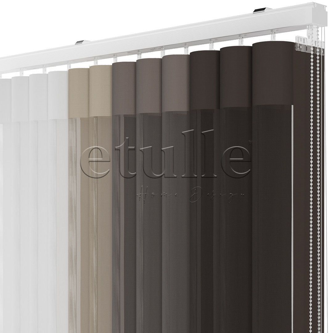 Florentine - Narrow Vertical Tulle Curtain