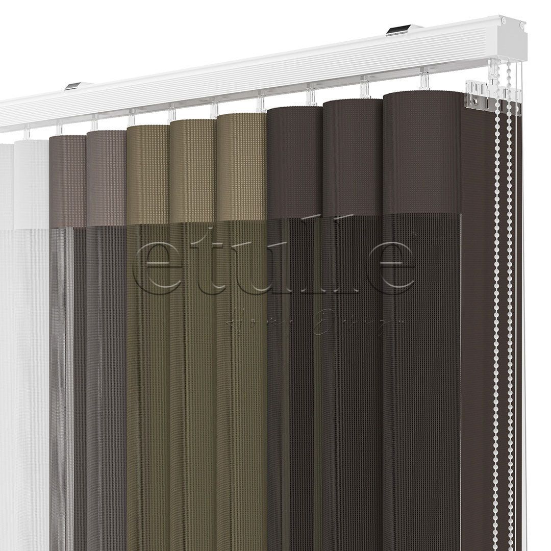 Fontana - Narrow Vertical Tulle Curtain