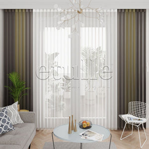 Fontana - Narrow Vertical Tulle Curtain