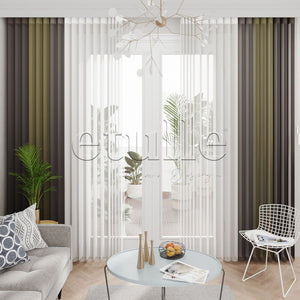Fontana - Narrow Vertical Tulle Curtain