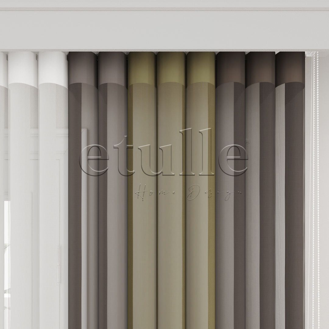 Fontana - Narrow Vertical Tulle Curtain