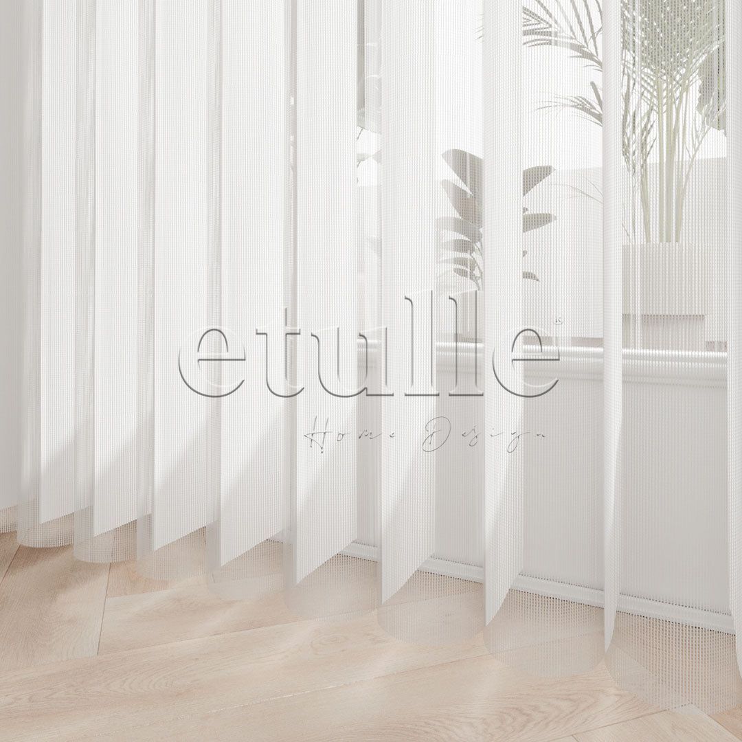 Fontana - Narrow Vertical Tulle Curtain