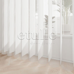 Fontana - Narrow Vertical Tulle Curtain