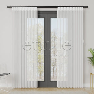 Fortezza - Rustic Vertical Tulle Curtain
