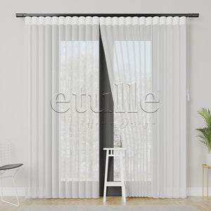 Fortezza - Rustic Vertical Tulle Curtain
