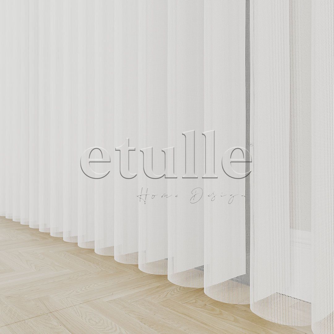 Fortezza - Rustic Vertical Tulle Curtain