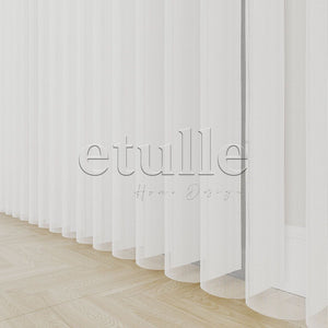 Fortezza - Rustic Vertical Tulle Curtain