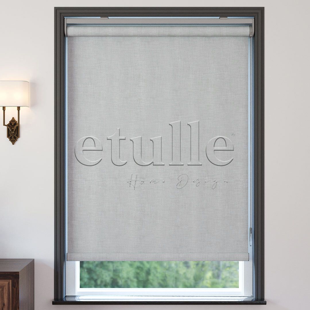 Gri Blackout Keten Stor Perde | Fiorella