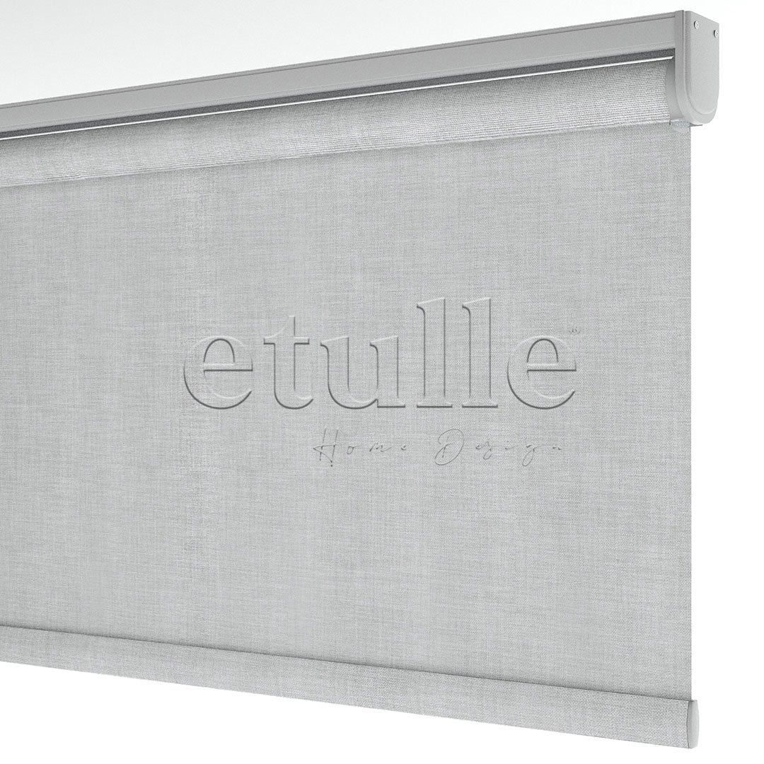 Gri Blackout Keten Stor Perde | Fiorella
