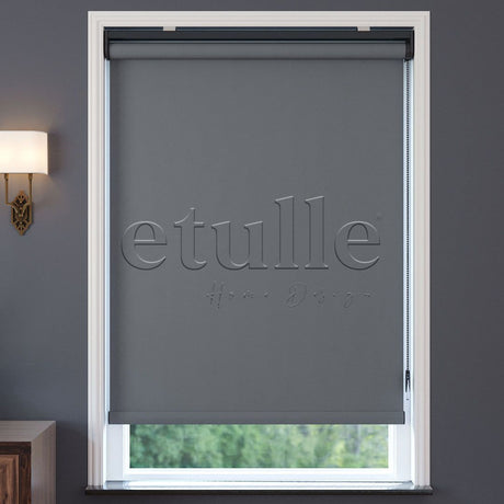 Gray Roller Blackout Blinds | xenia