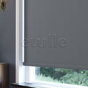 Gray Roller Blackout Blinds | xenia