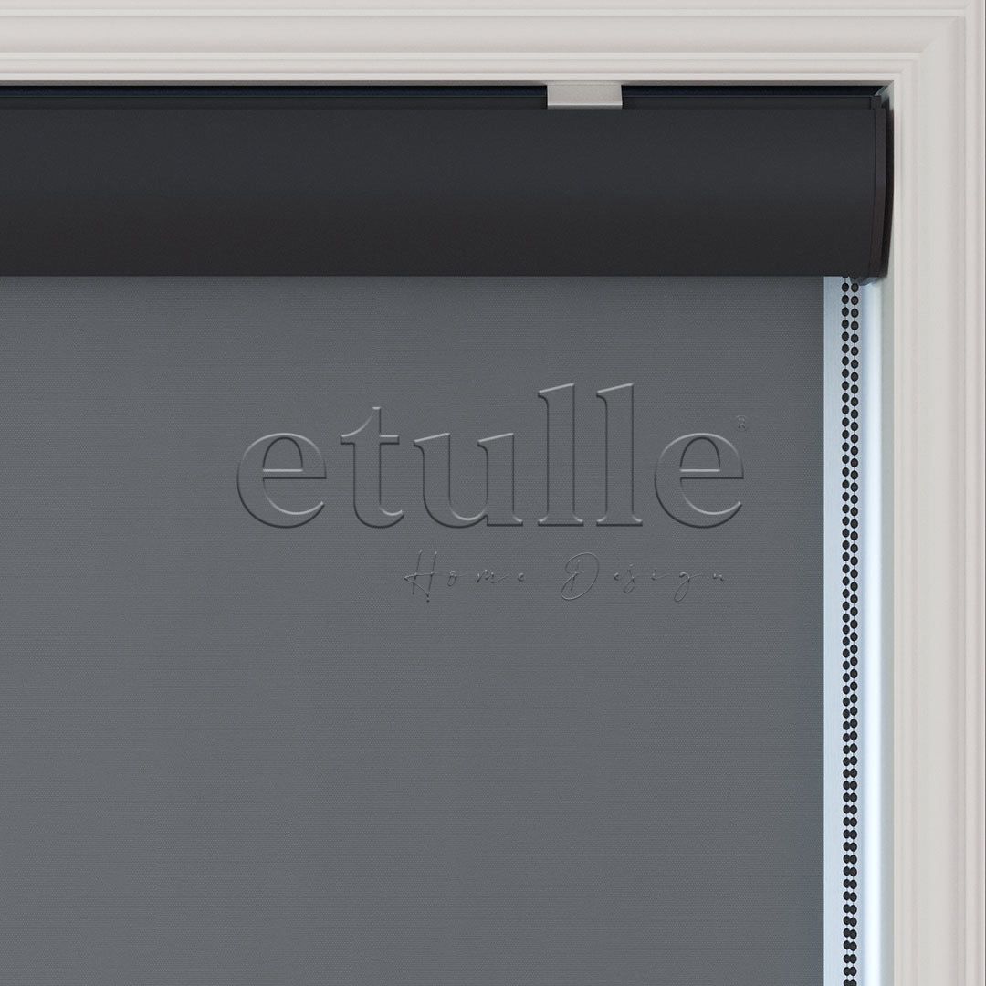 Gray Roller Blackout Blinds | xenia