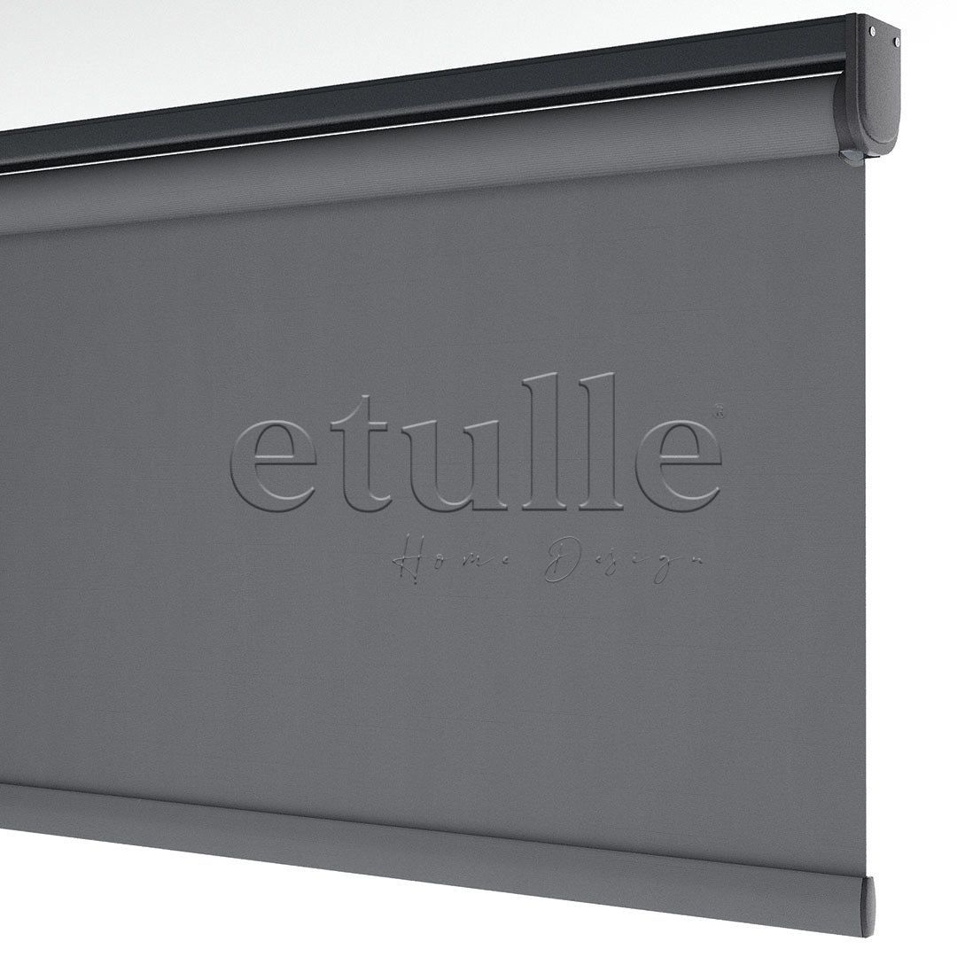 Gray Roller Blackout Blinds | xenia