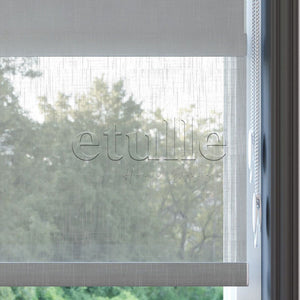 Grey Patterned Double Roller Blind | Abloom